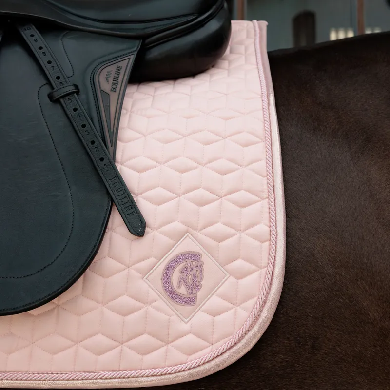 Kentucky Sparkling Dressage Saddlecloth - Old Rose-3