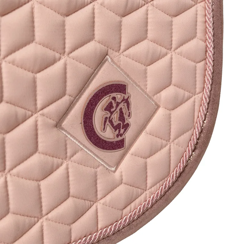 Kentucky Sparkling Jump Saddlecloth - Old Rose-5