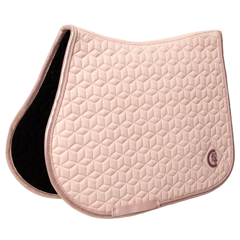 Kentucky Sparkling Jump Saddlecloth - Old Rose