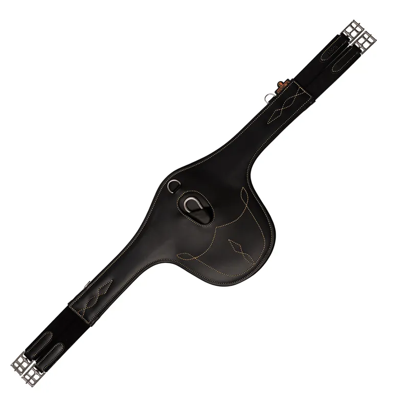 Kentucky Anatomic Leather Stud Girth - Black-1