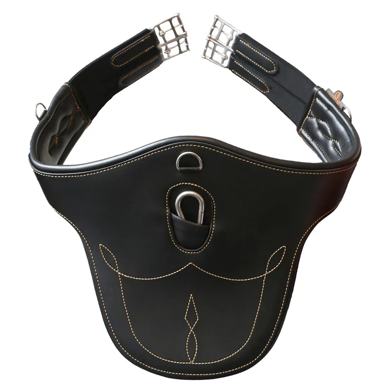 Kentucky Anatomic Leather Stud Girth - Black