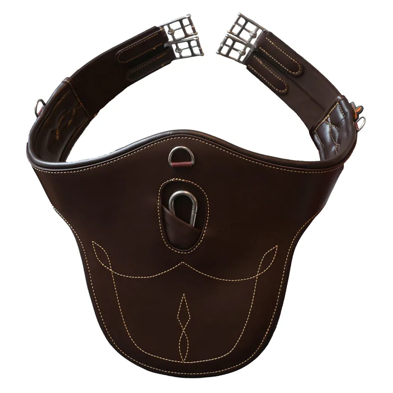 Kentucky Anatomic Leather Stud Girth - Brown