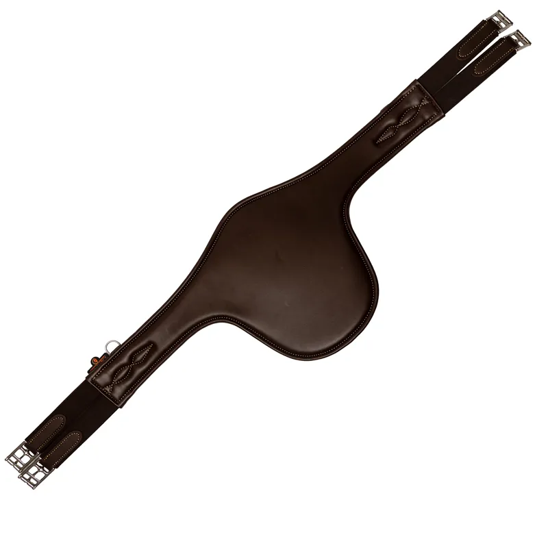 Kentucky Anatomic Leather Stud Girth - Brown-3