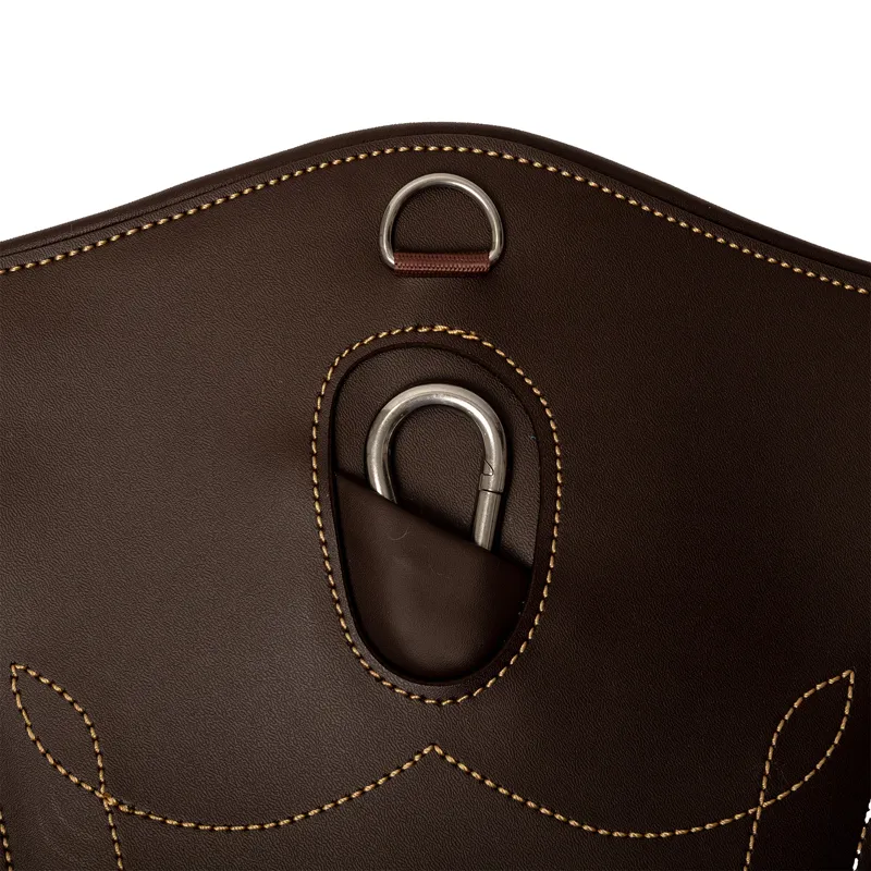 Kentucky Anatomic Leather Stud Girth - Brown-2