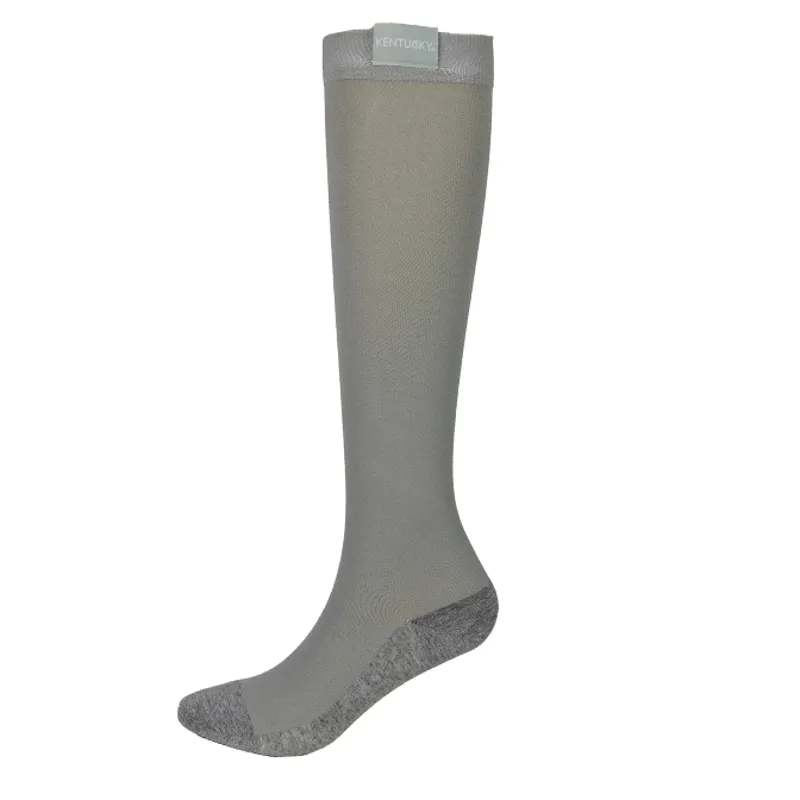Kentucky Unisex Tall Riding Socks - Grey
