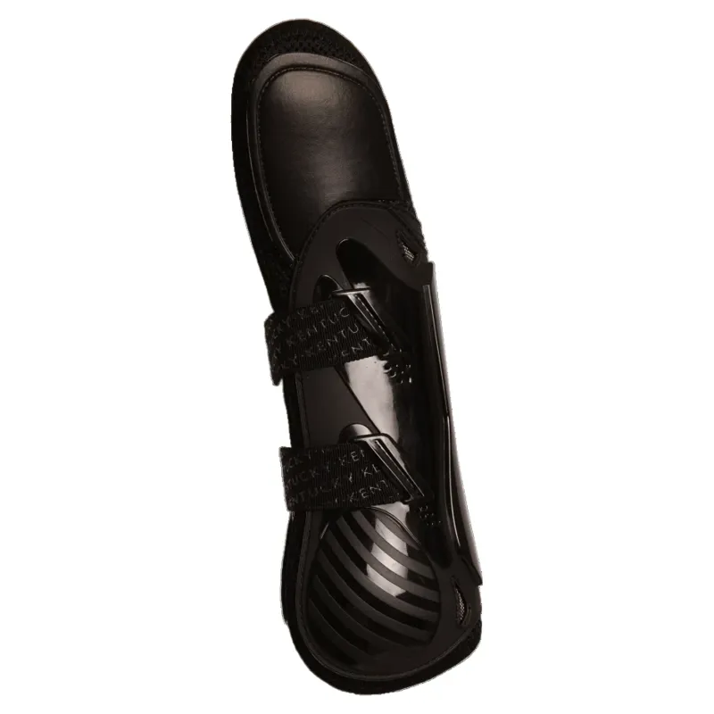 Kentucky Elastic Knee Protection Tendon Boots - Black-1