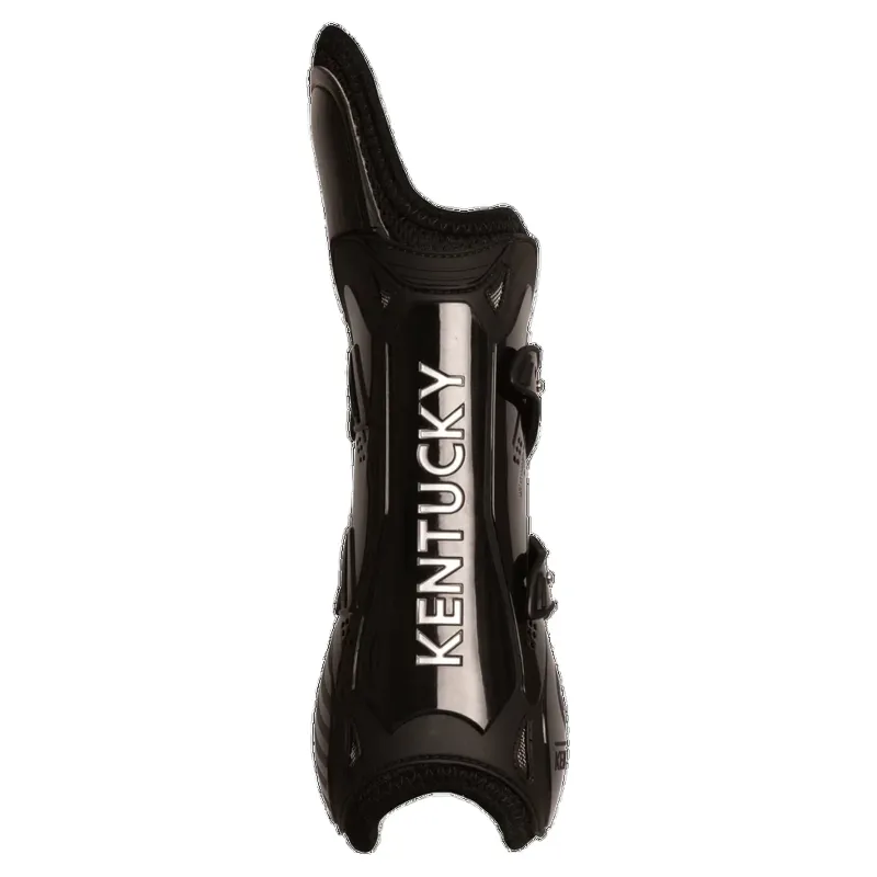 Kentucky Elastic Knee Protection Tendon Boots - Black-2