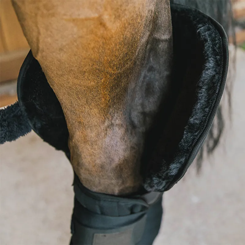 Kentucky Travel Bandage Pad Boots with Hock Protection - Black-8