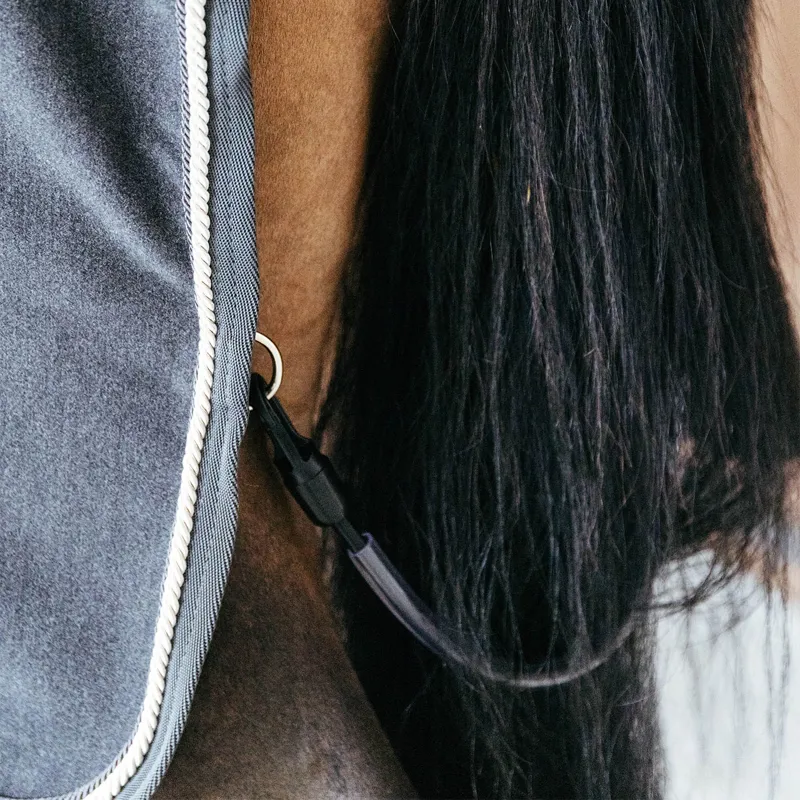 Kentucky Vegan Wool Fleece Cooler Rug - Grey-4