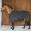Kentucky Vegan Wool Fleece Cooler Rug - Grey