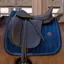 Kentucky Velvet Mini Pearls Dressage Saddlecloth - Navy