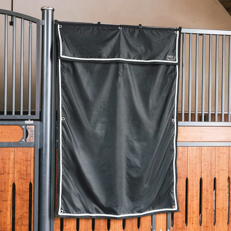 Kentucky Classic Waterproof Stable Curtain - Black