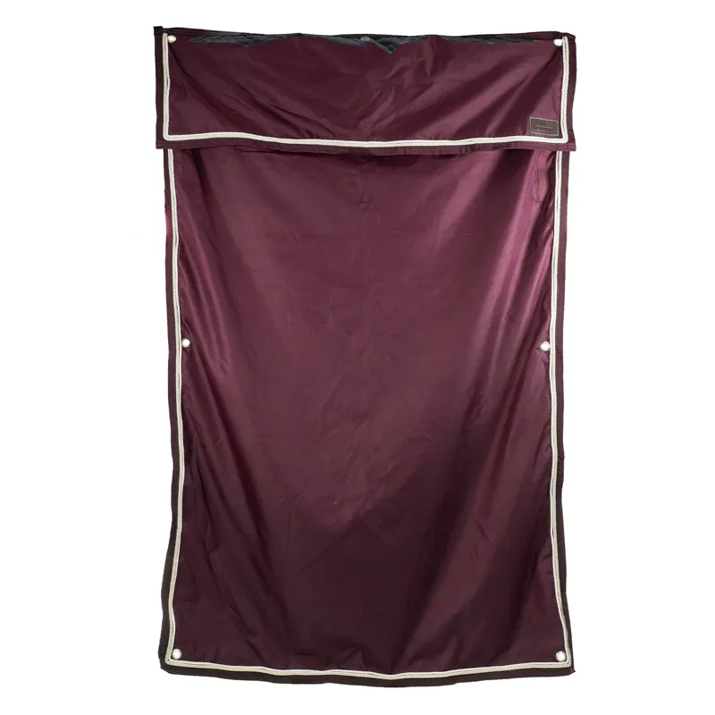 Kentucky Classic Waterproof Stable Curtain - Bordeaux-1