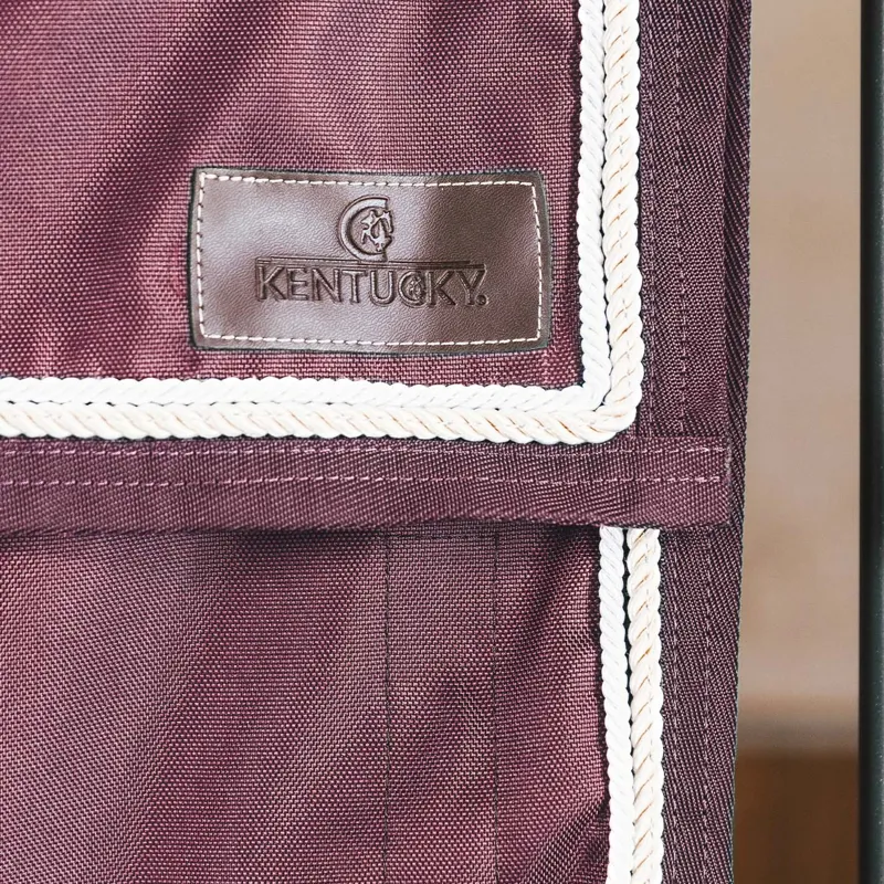 Kentucky Classic Waterproof Stable Curtain - Bordeaux-2