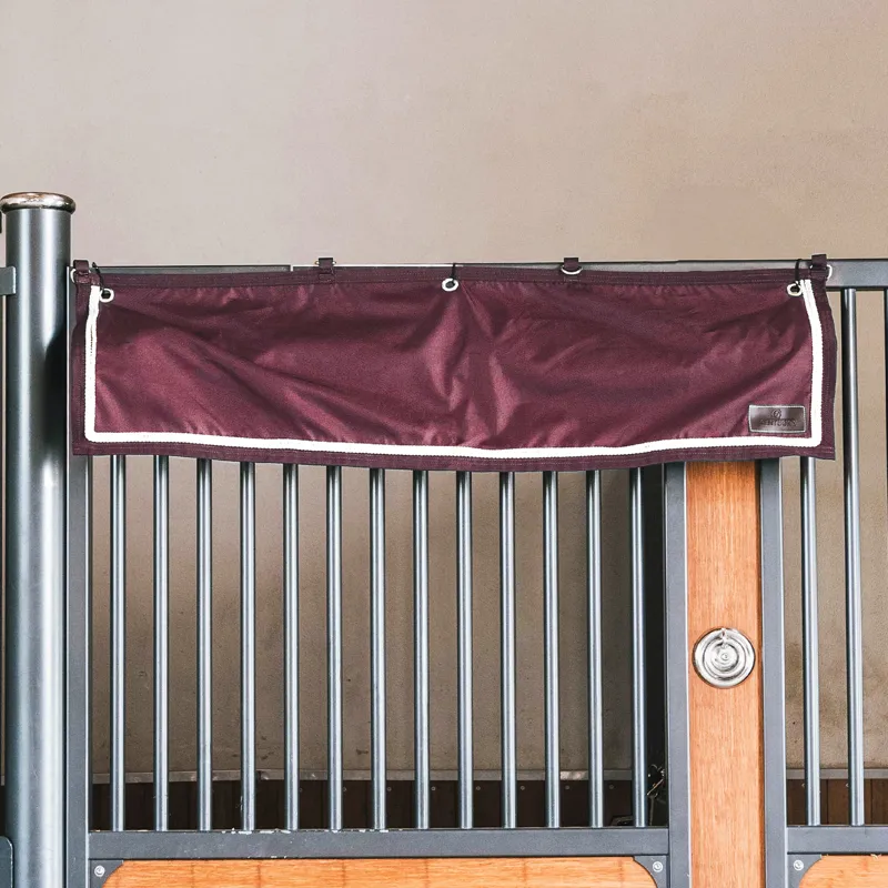 Kentucky Classic Waterproof Stable Curtain - Bordeaux-4