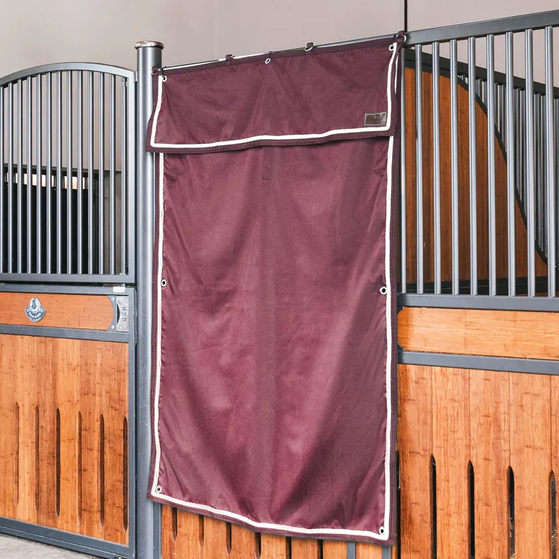 Kentucky Classic Waterproof Stable Curtain - Bordeaux