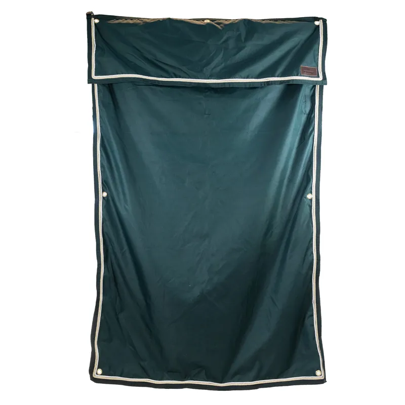 Kentucky Classic Waterproof Stable Curtain - Dark Green-1