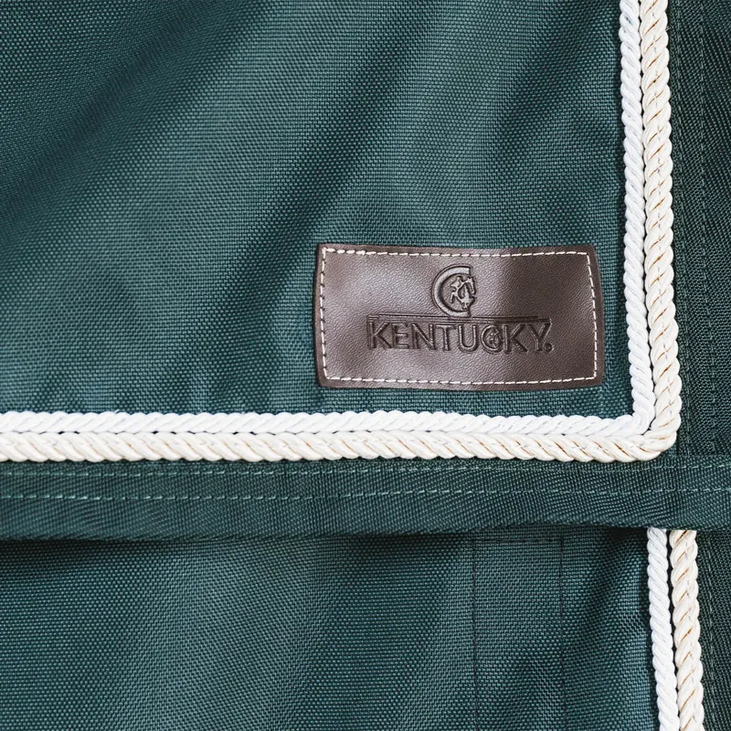 Kentucky Classic Waterproof Stable Curtain - Dark Green-2