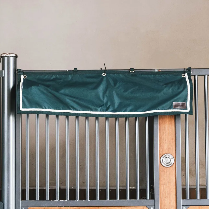 Kentucky Classic Waterproof Stable Curtain - Dark Green-4