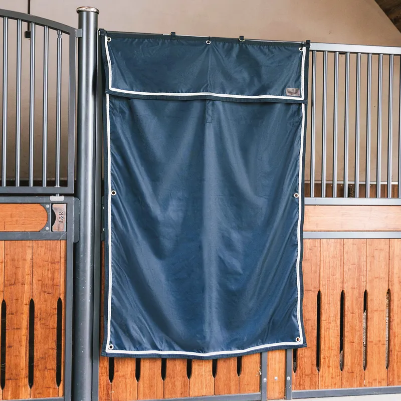 Kentucky Classic Waterproof Stable Curtain - Navy