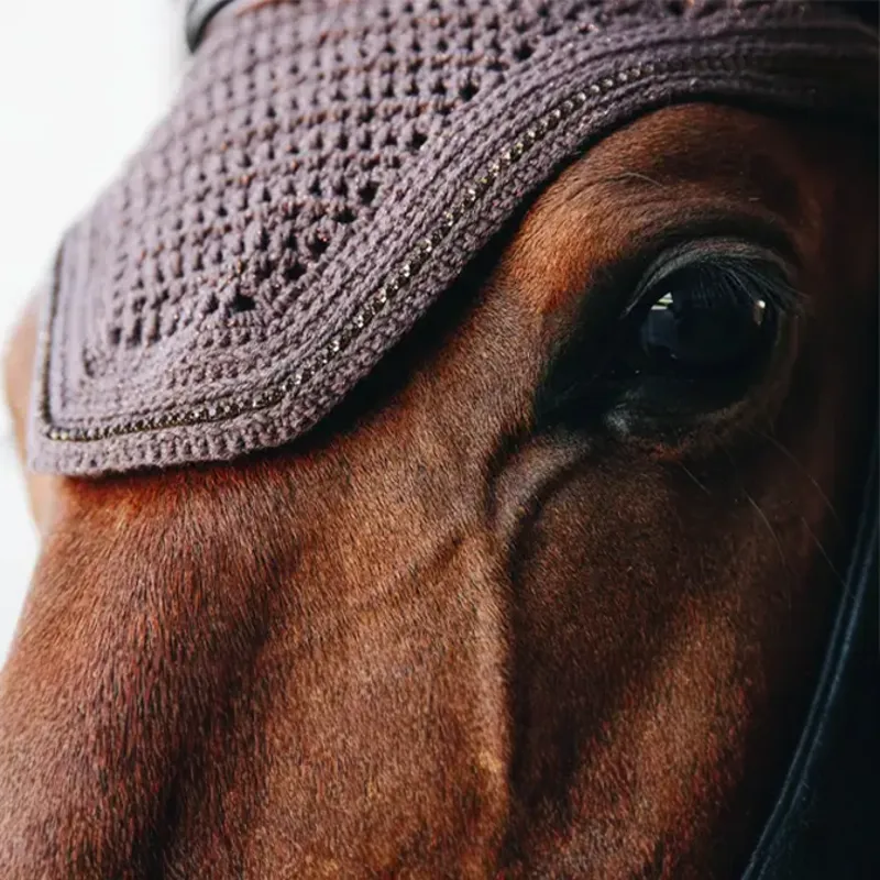 Kentucky Wellington Sparkling Soundless Fly Veil - Brown