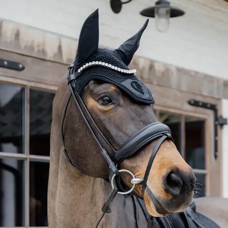 Kentucky Wellington 3D Logo Soundless Fly Veil - Black-2