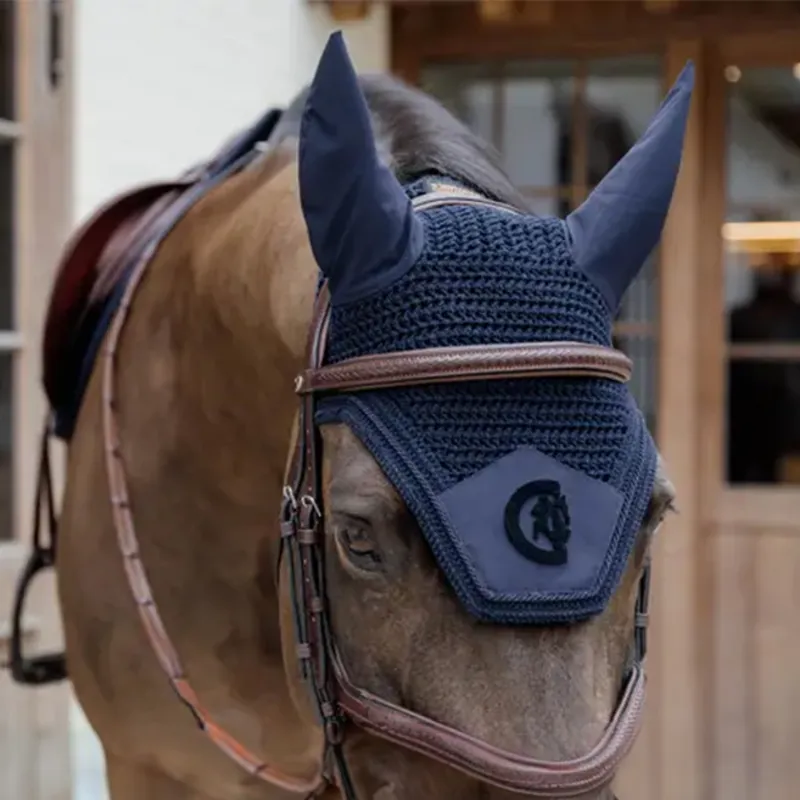 Kentucky Wellington 3D Logo Soundless Fly Veil - Navy