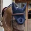 Kentucky Wellington 3D Logo Soundless Fly Veil - Navy