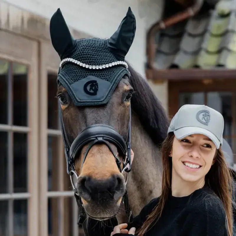 Kentucky Wellington 3D Logo Soundless Fly Veil - Pine Green-1