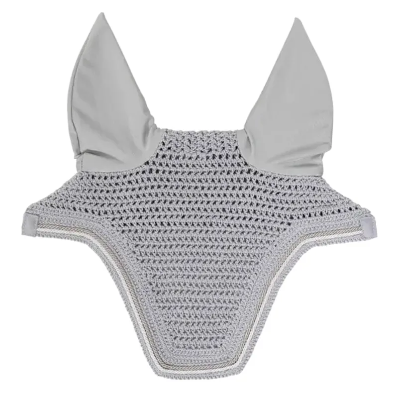 Kentucky Wellington Diamond Rope Soundless Ear Fly Veil - Grey-2