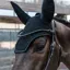 Kentucky Wellington Gilitter Band Fly Veil - Black