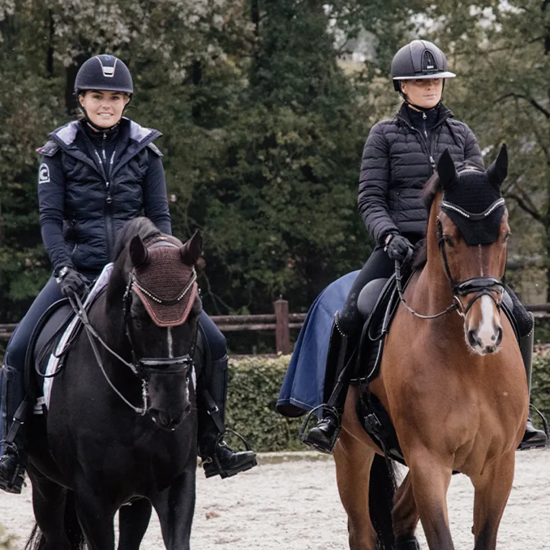 Kentucky Wellington Gilitter Band Fly Veil - Brown-6