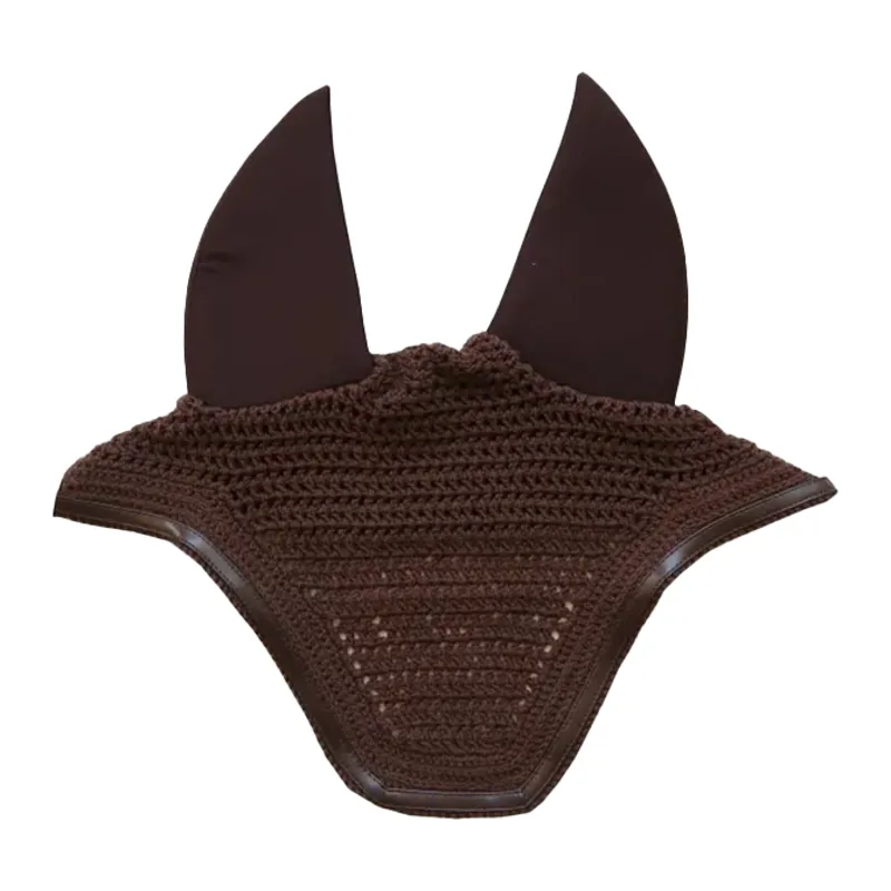 Kentucky Wellington Leather Trim Soundless Fly Veil - Brown