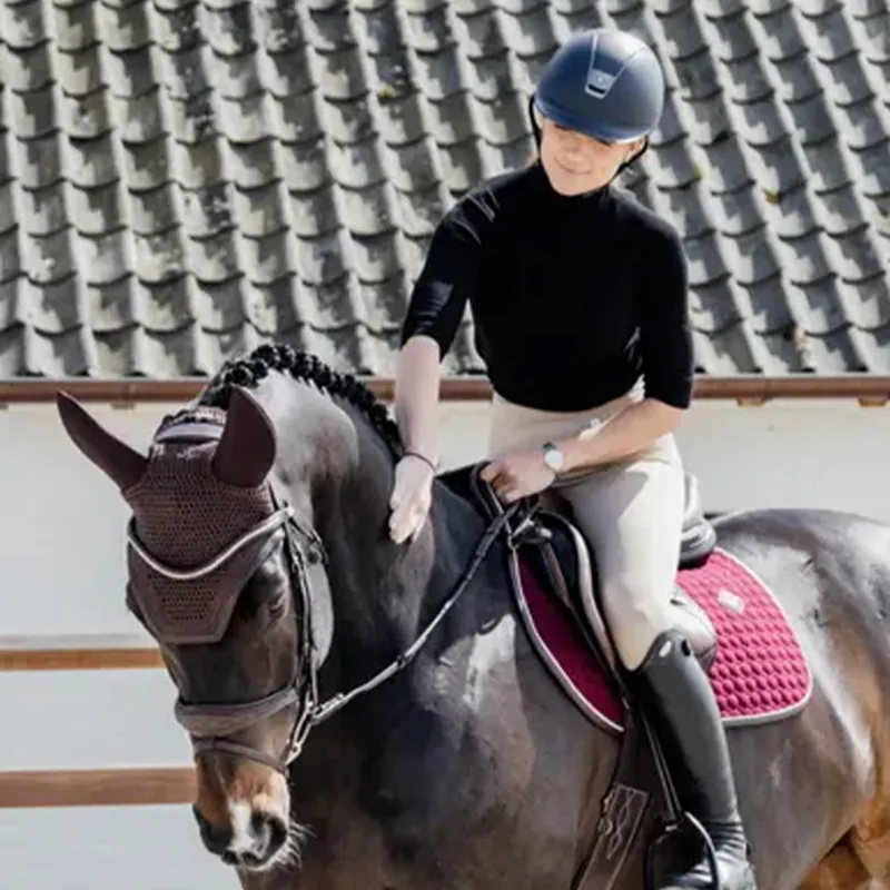 Kentucky Wellington Leather Trim Soundless Fly Veil - Brown-4