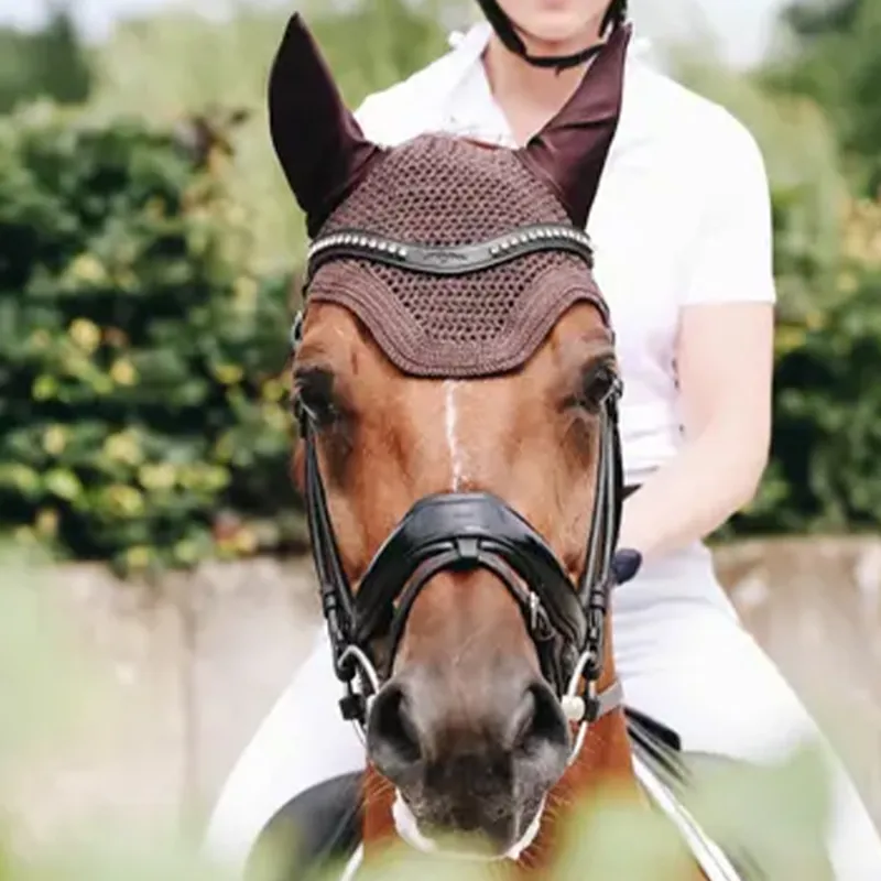 Kentucky Wellington Sparkling Soundless Fly Veil - Brown-2