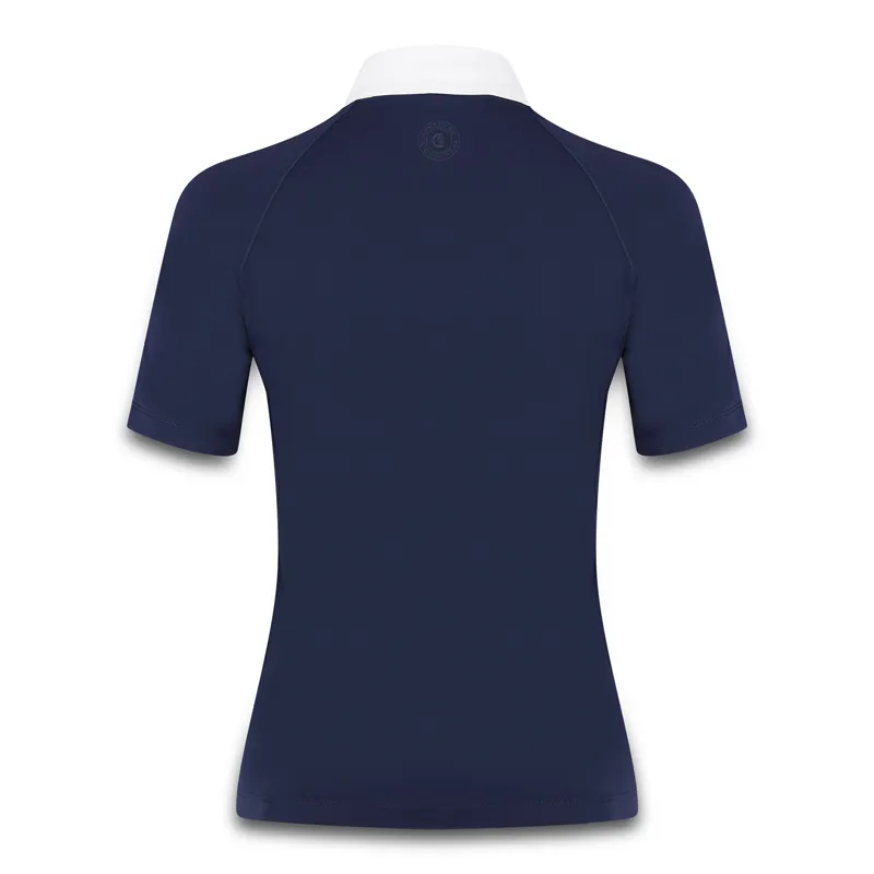 Kentucky Classic Womens Short Sleeve Show Shirt - Navy-1