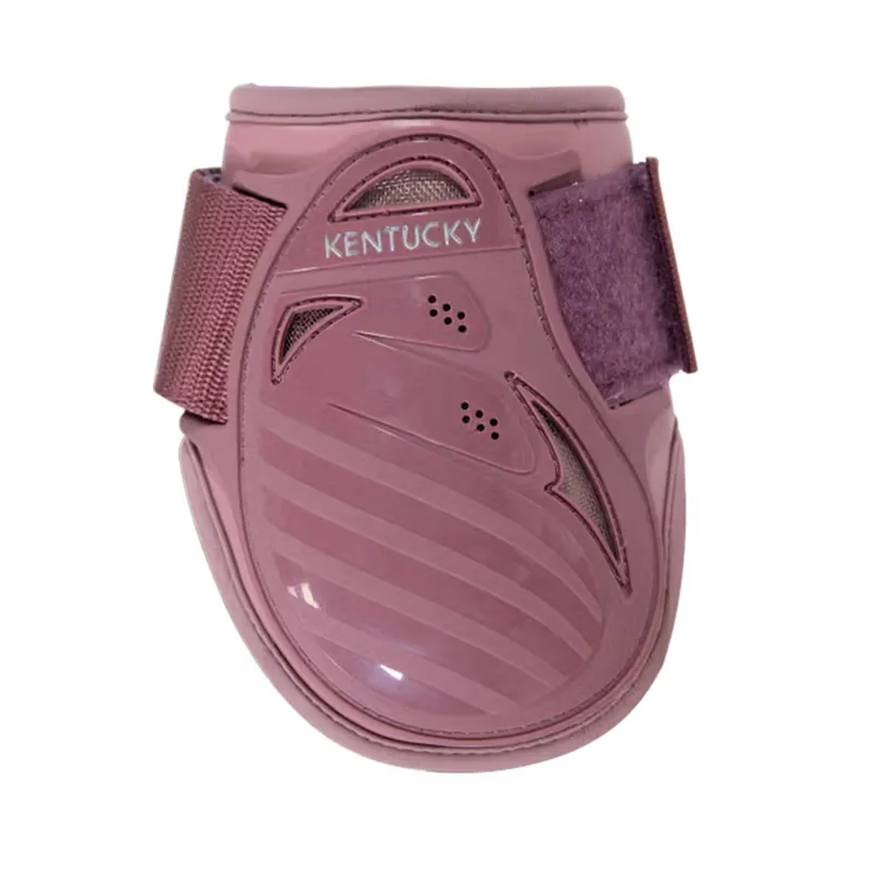Kentucky Young Horse Vented Fetlock Boots - Old Rose-1