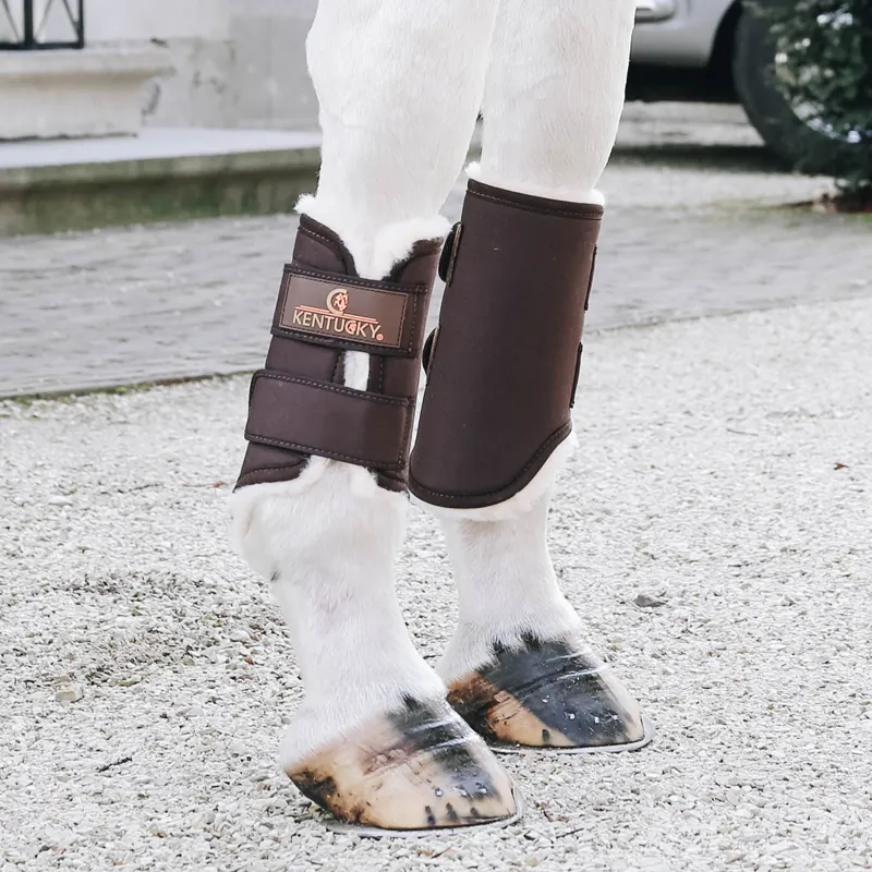 Kentucky Solimbra Brushing Boots - Brown-1