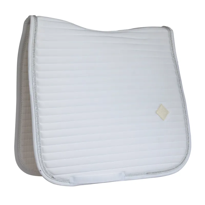 Kentucky Pearls Dressage Saddlecloth - White-3