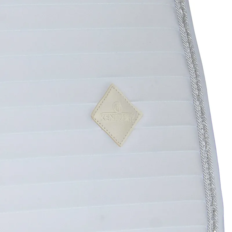 Kentucky Pearls Dressage Saddlecloth - White-4