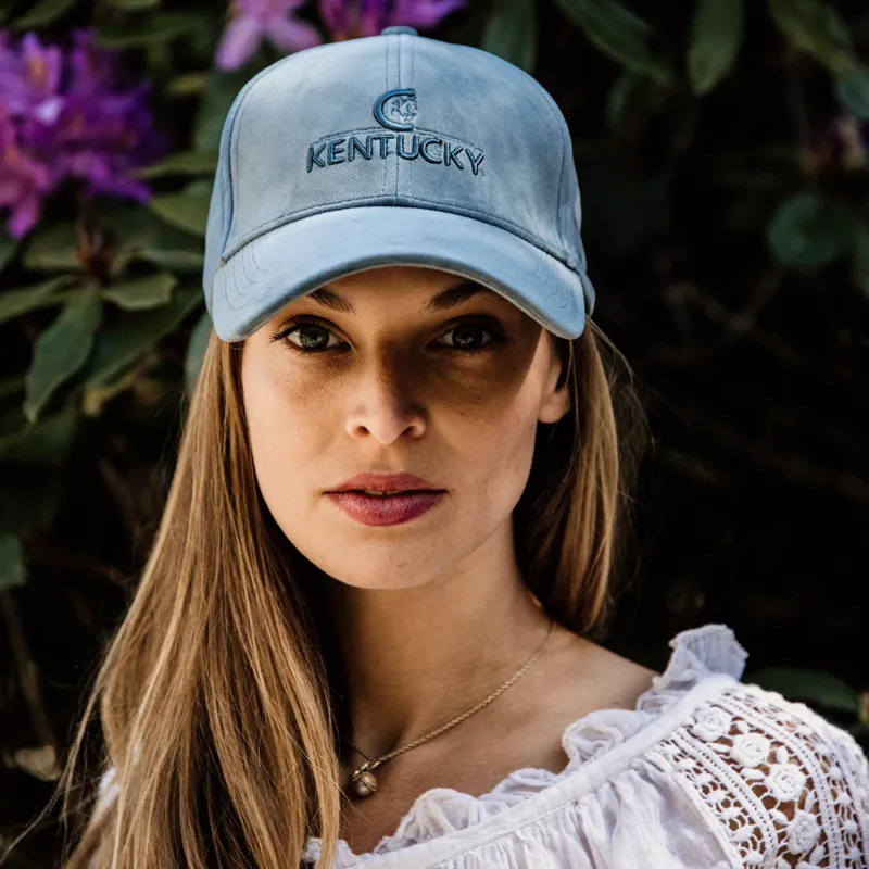 Kentucky Velvet Baseball Cap - Light Blue