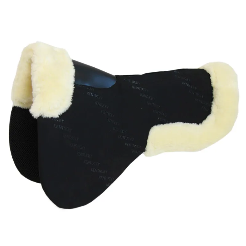 Kentucky Faux Sheepskin Half Pad Impact Equalizer - Black-1