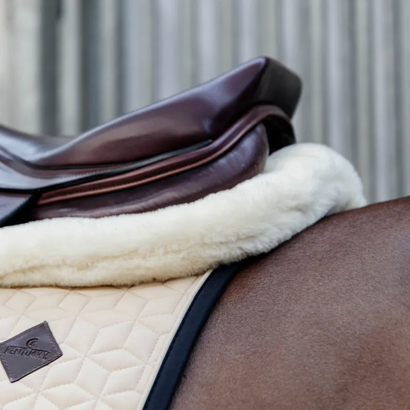 Kentucky Faux Sheepskin Half Pad Impact Equalizer - Black-3