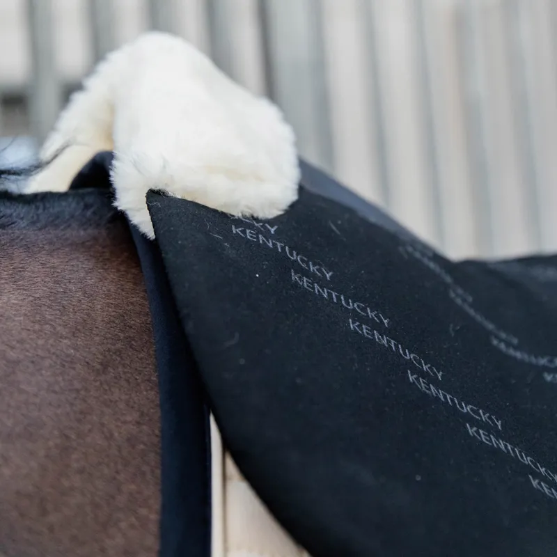 Kentucky Faux Sheepskin Half Pad Impact Equalizer - Black-2