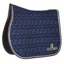 Kentucky Saddlecloth - Navy/White/Brown