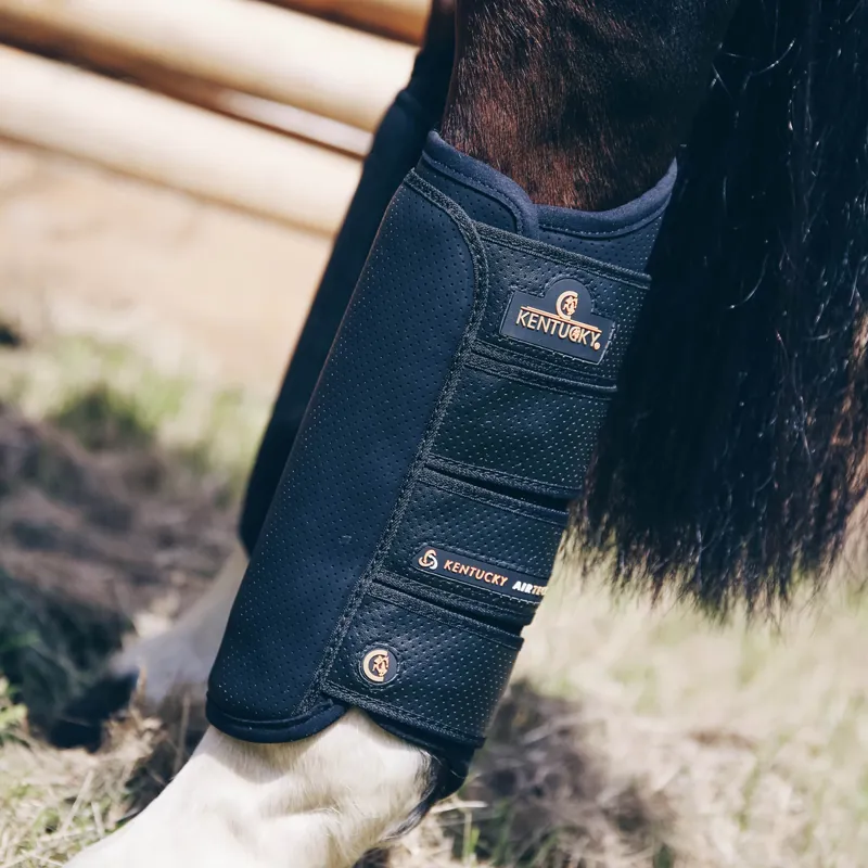 Kentucky Air Tech Eventing Hind Boots - Black-1