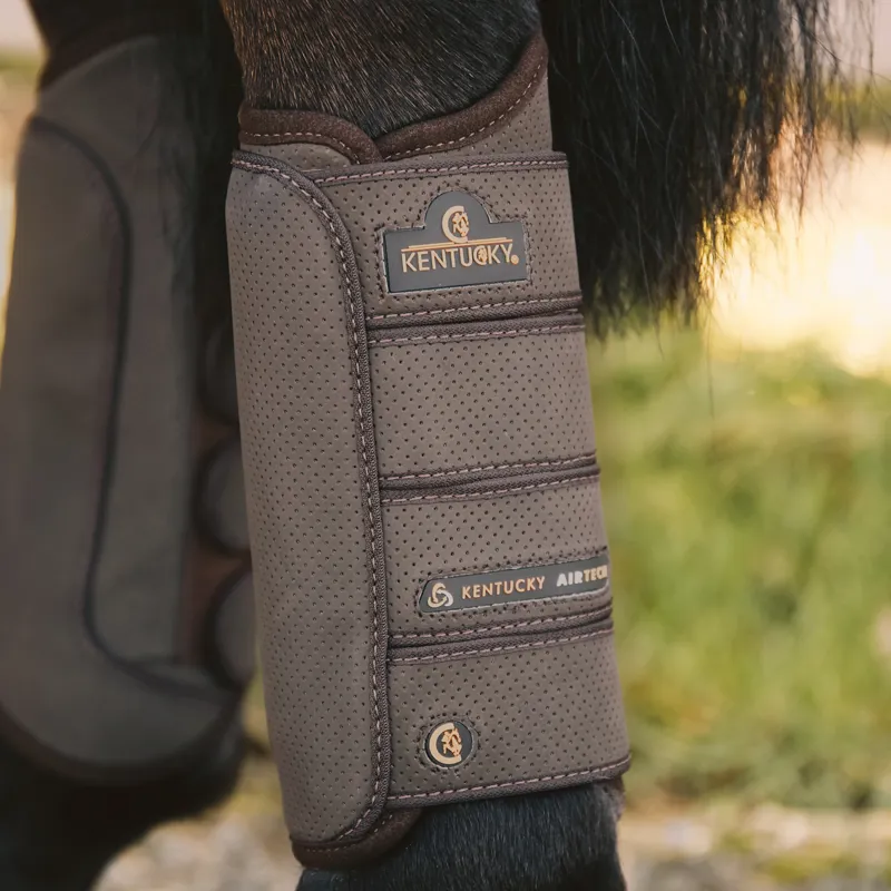 Kentucky Air Tech Eventing Hind Boots - Brown