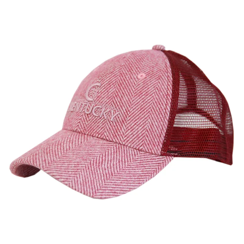 Kentucky Wool Trucker Cap - Light Pink-1
