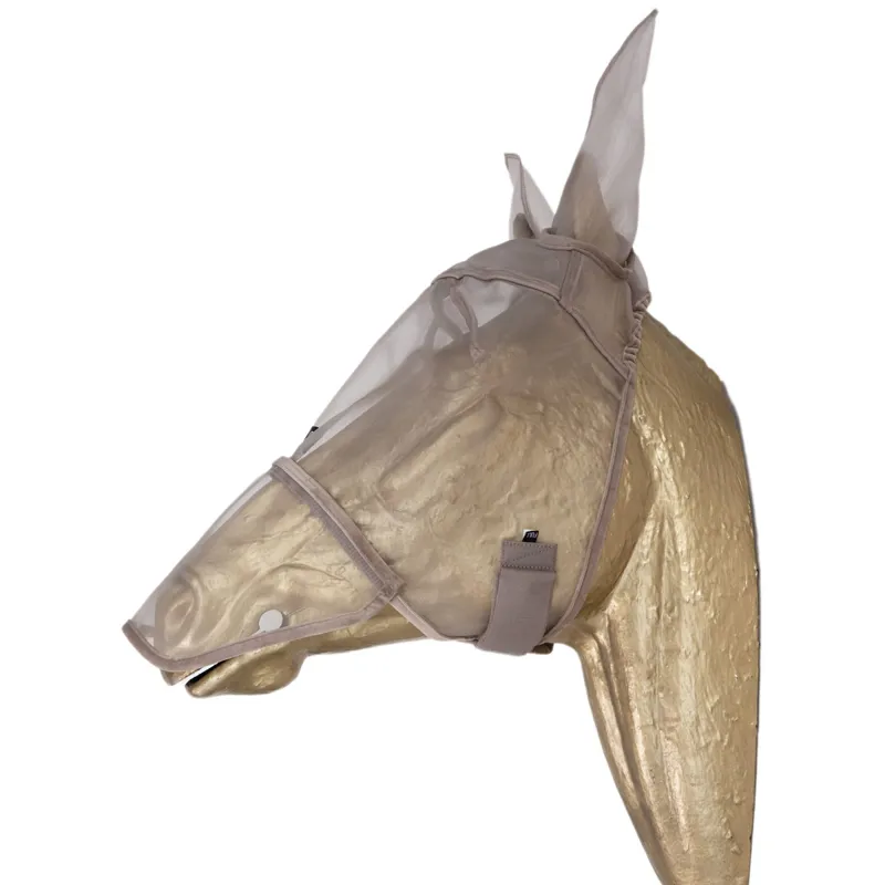 Kentucky Classic Fly Mask with Ears and Nose - Beige-2