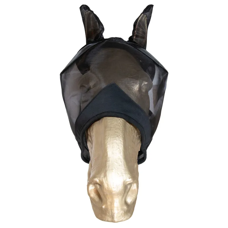 Kentucky Classic Fly Mask with Ears - Black-3
